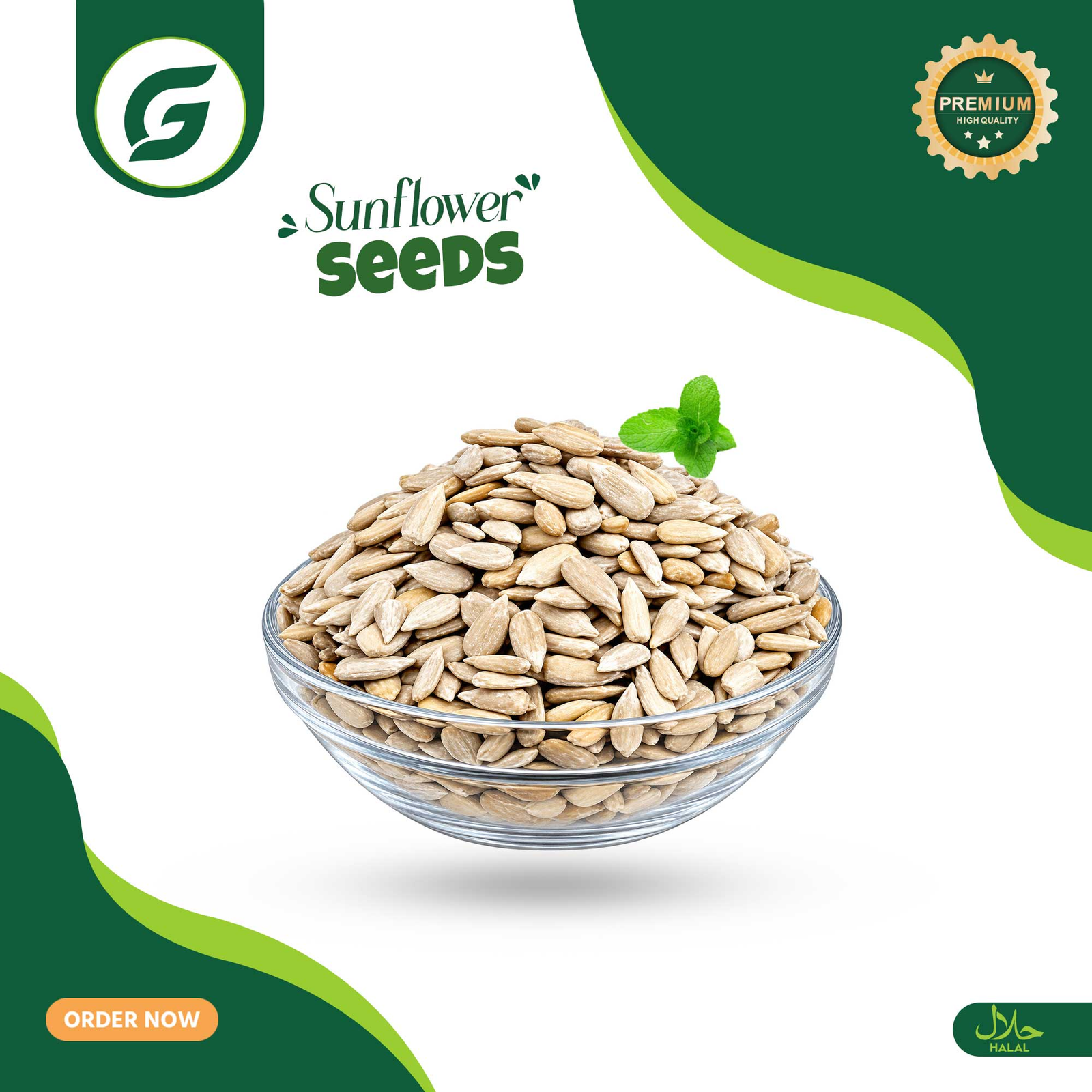 Premium Sunflower Seeds 250g Fresh & Shelled