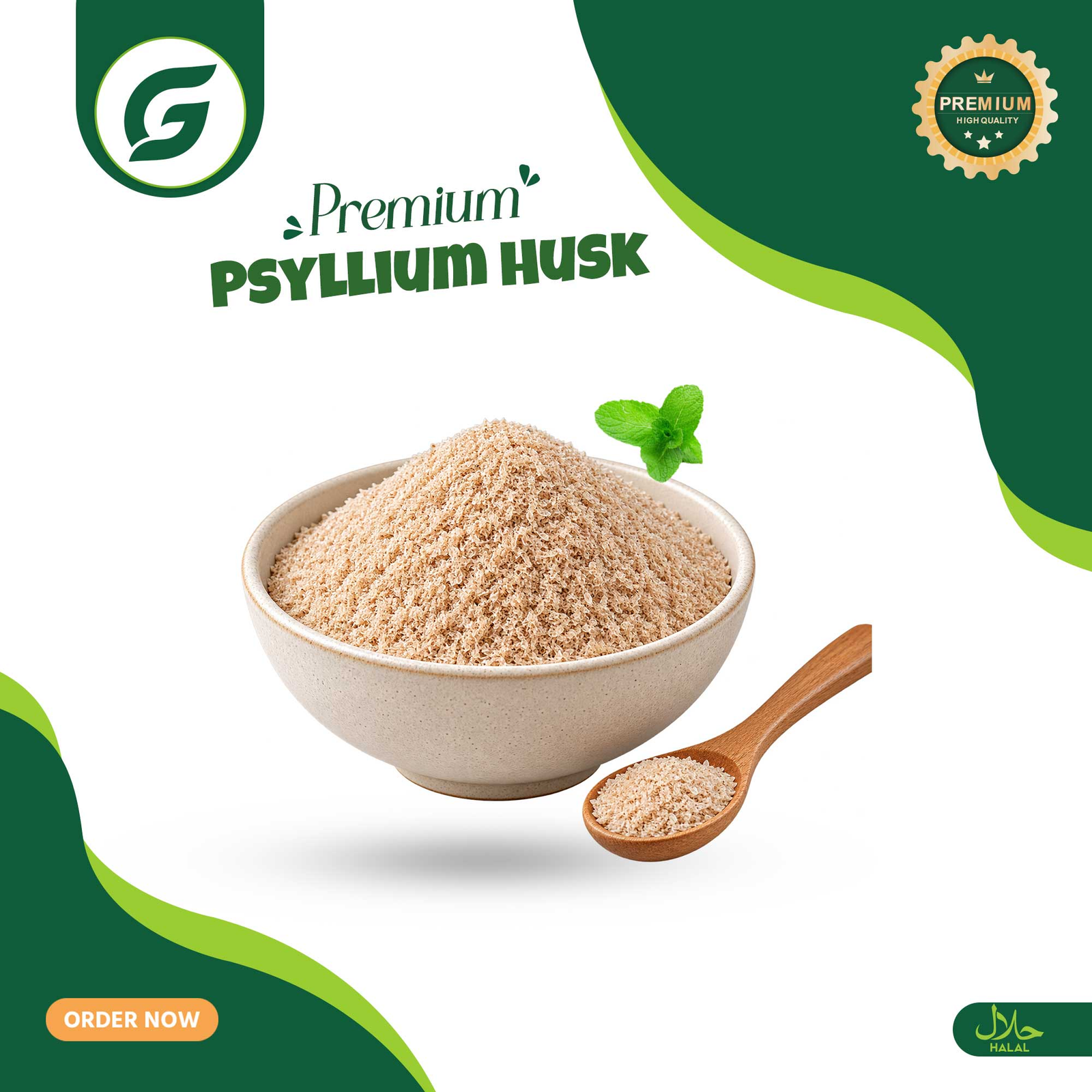 /Premium Psyllium Husk |  250g Fresh & Pure Soluble Fiber